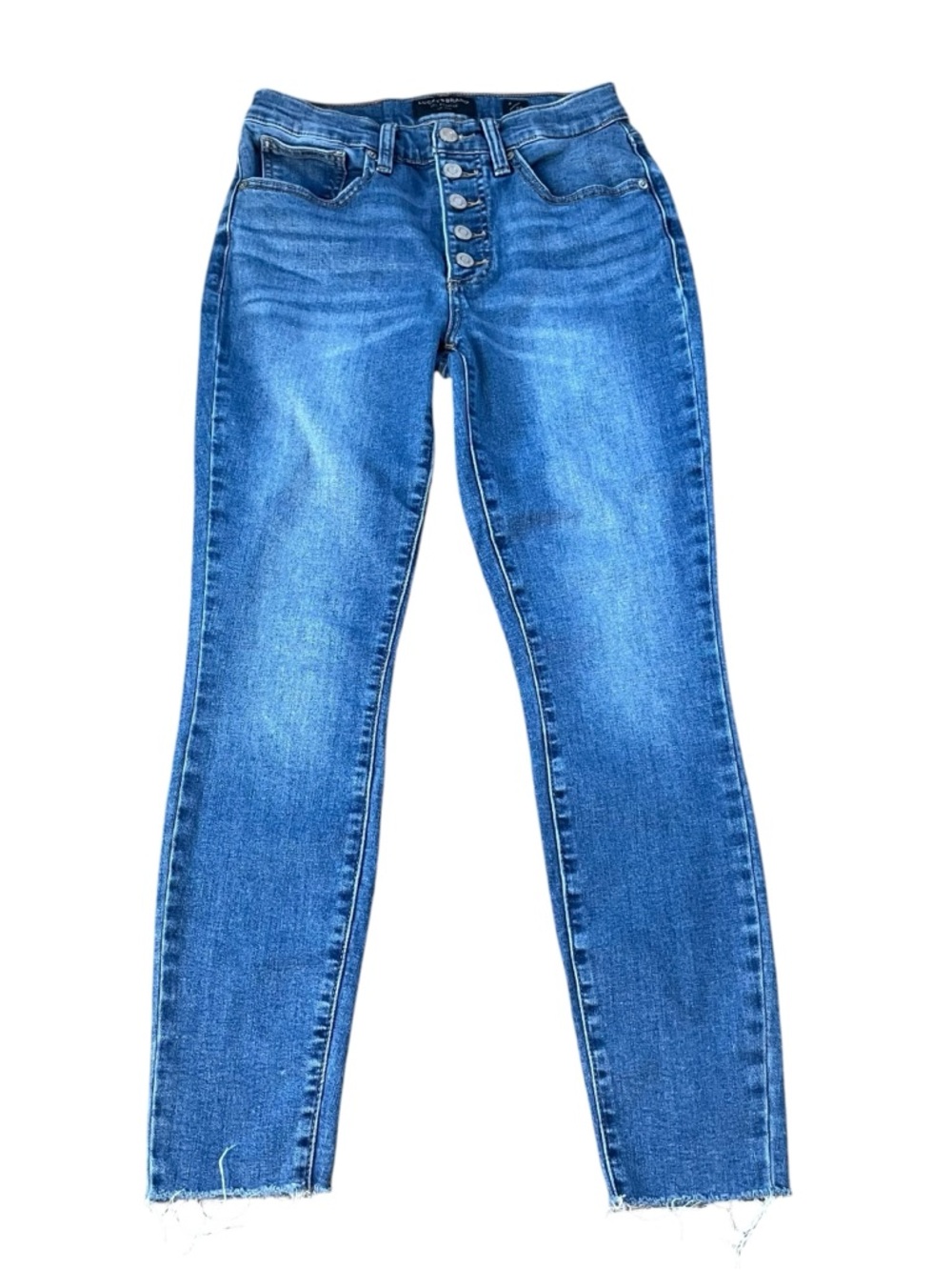 Lucky Brand High Rise Button Fly Skinny Bridgette Jeans.  Size 2